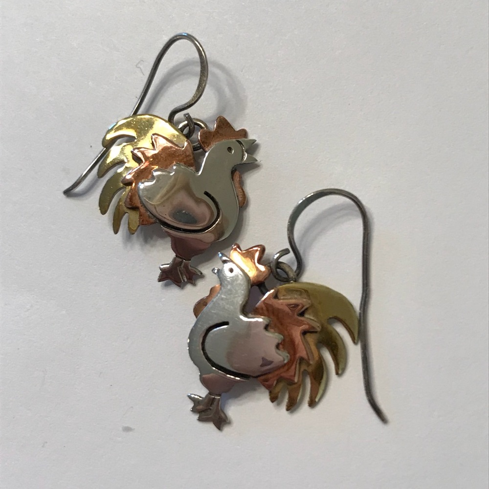 Chicken Earrings